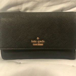 Black Matte Kate Spade Wallet